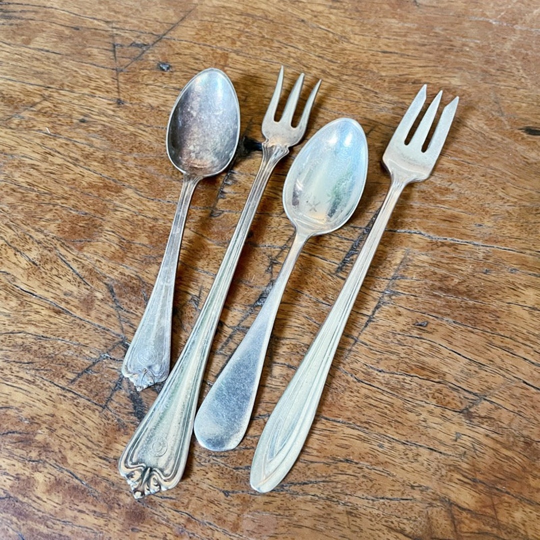 Set of Silver Plate Flatware From Northern Pacific Yellowstone Etsy