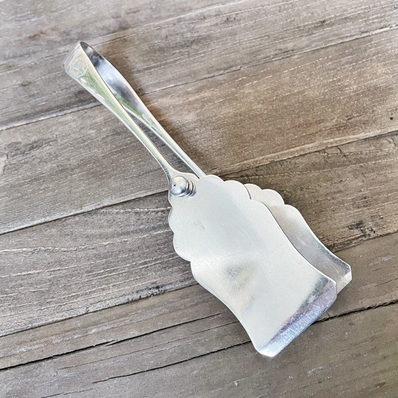 Antique Silver Plated Asparagus Tongs From Atlantic Transport Etsy