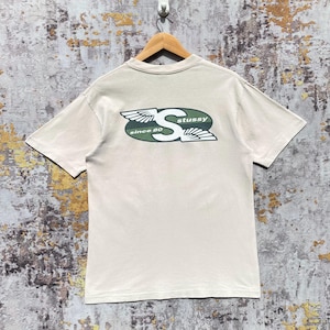 Vintage 90s Stussy Wings Shirt Backhit Stussy Skateboard