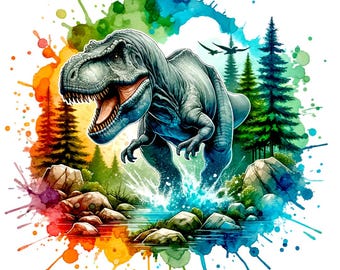 Strijkapplicatie, dinosaurus, strijkmotief