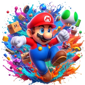 Stryköverföring, Super Mario, strykmotiv