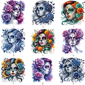 Iron-on image, Catrina, iron-on motif