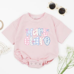 Preppy Name Baby Romper, Personalized Name Baby Romper, Summer Baby Bodysuit, Cute Baby Girl Clothes, Baby Birthday Outfits, Newborn Romper