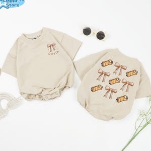 Personalized Little Cannoli Romper, Cute Food-Themed Baby Toddler, Custom Name Pastry Newborn Outfit, Italian Food Bodysuit, Dessert Romper.