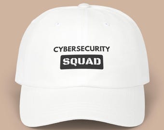 Gorra bordada del equipo de ciberseguridad, regalo para profesionales de TI