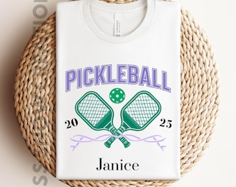 Camiseta de Pickleball: atuendo de equipo, look de vacaciones para el club