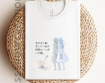 Camiseta de arte de anime: estilo japonês de algodão streetwear