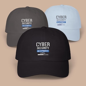 Cyber Security Expert Embroidery Cap Hat Gift Outdoor Cap Casual Style Trendy Gifts for Him/Her, Casual Day Wear