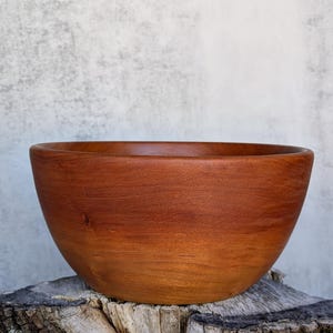 Handmade Cherry Wood Bowl: Food Safe Serving & Decorative Bowl