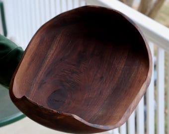 Handcrafted Walnut Wood Serving Tray, Rustic Heirloom, Virginia Made
