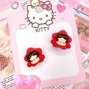 Handmade 2 pcs Pop Mart Skull Panda/Labubu/Sweet Bean/Pucky/Dimo/Bunny Shimmery Lucky Star Crocs Shoe Charms Set 3D Resin Shoe Decoration