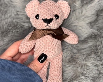 Teddy Bear Plush Keychain, Soft Stuffed Animal Pendant (20CM)