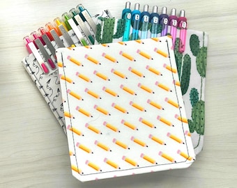 pen pocket pen pencil organizer bag gift for school or purse - pencils (front/back)
