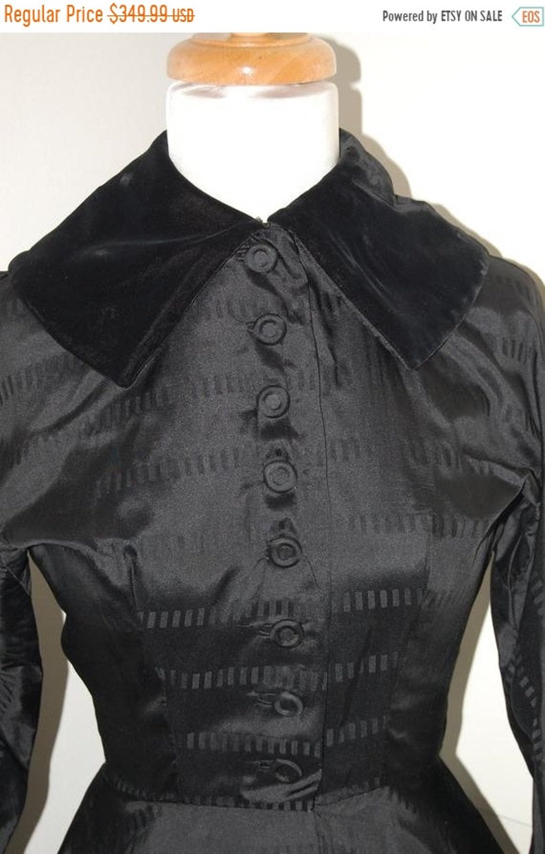 New Look 36B25W Silk Satin Ceil Chapman Size Small 40/%SALE 50s Dress Full Circle