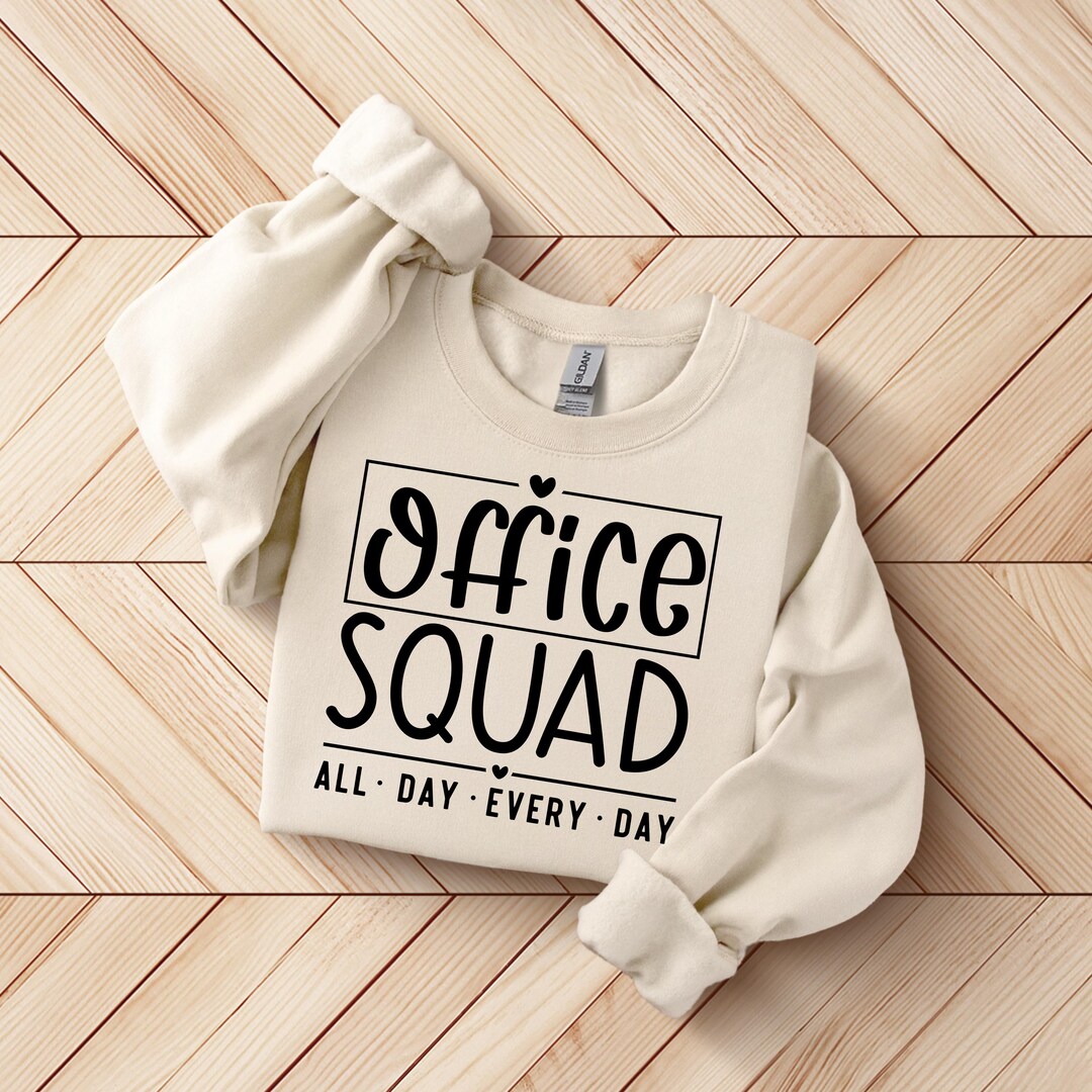 Office Graphic Admin Squad Unisex Sweatshirt, Office Staff Gift ...