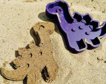 Moldes de arena de dinosaurios grandes