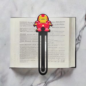 Marcapáginas de Iron Man de Tux