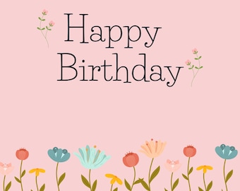 Cartes d'anniversaire