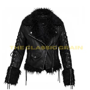 Punk Fur Coat - Etsy