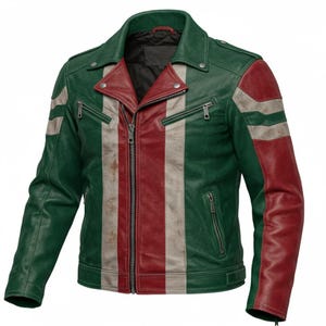 Mexican Flag Jean Jacket - Etsy