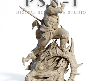 Ganondorf – The Demon King Ascendant | Dynamic Dragon Summit Diorama STL