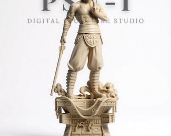 Darth Sion Sculpture STL + Bust | Star Wars Inspired Sith Lord Statue | High-Detail 3D Print Model