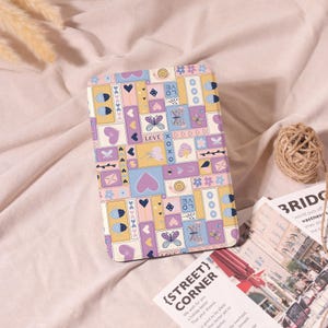 Coquette Patchwork Kindle Case Cover for Kindle Paperwhite 12th,Kindle Kobo Clara/Libra Cover,Kindle 2024/2022 Case,Gift for Ereader