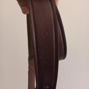 Leather belt