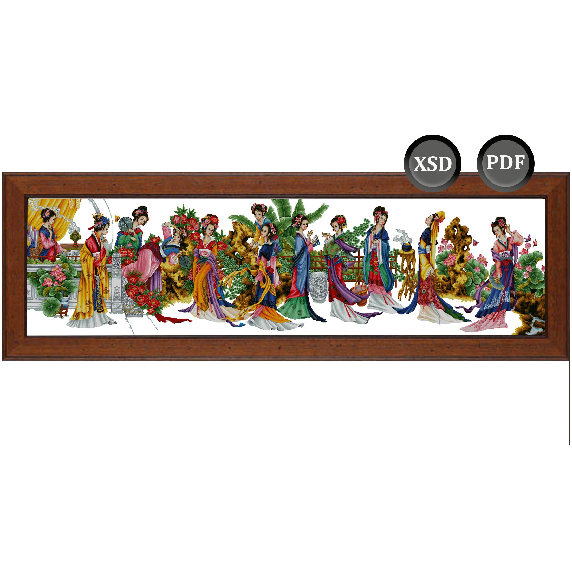 Silk embroidery chinese art - Etsy 日本