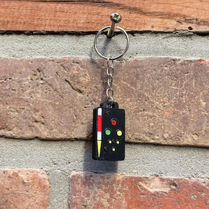 KS perturbado+ZS7 Llavero impreso en 3D señal ferroviaria KS conductor de locomotora FDL tren de mercancías rieles trenes profesión ferroviaria