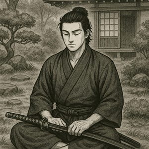 Japanese Samurai Digital Wall Art | Printable Warrior Poster, Feudal Japan Artwork, Bushido Printable Decor,  Instant Download