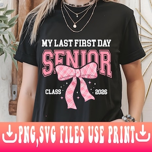 Senior 2026 SVG PNG: Graduation Class Shirt Design (Digital Download