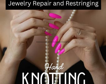 Pearl Necklace Bracelet Hand Knotting Jewelry Repair Service by Alexi Blackwell Bridal wedding jewelry and restringing repair services