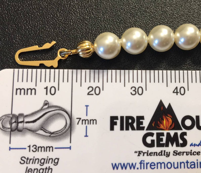 Necklace Extender in Gold or Silver and Pearl to lengthen Etsy