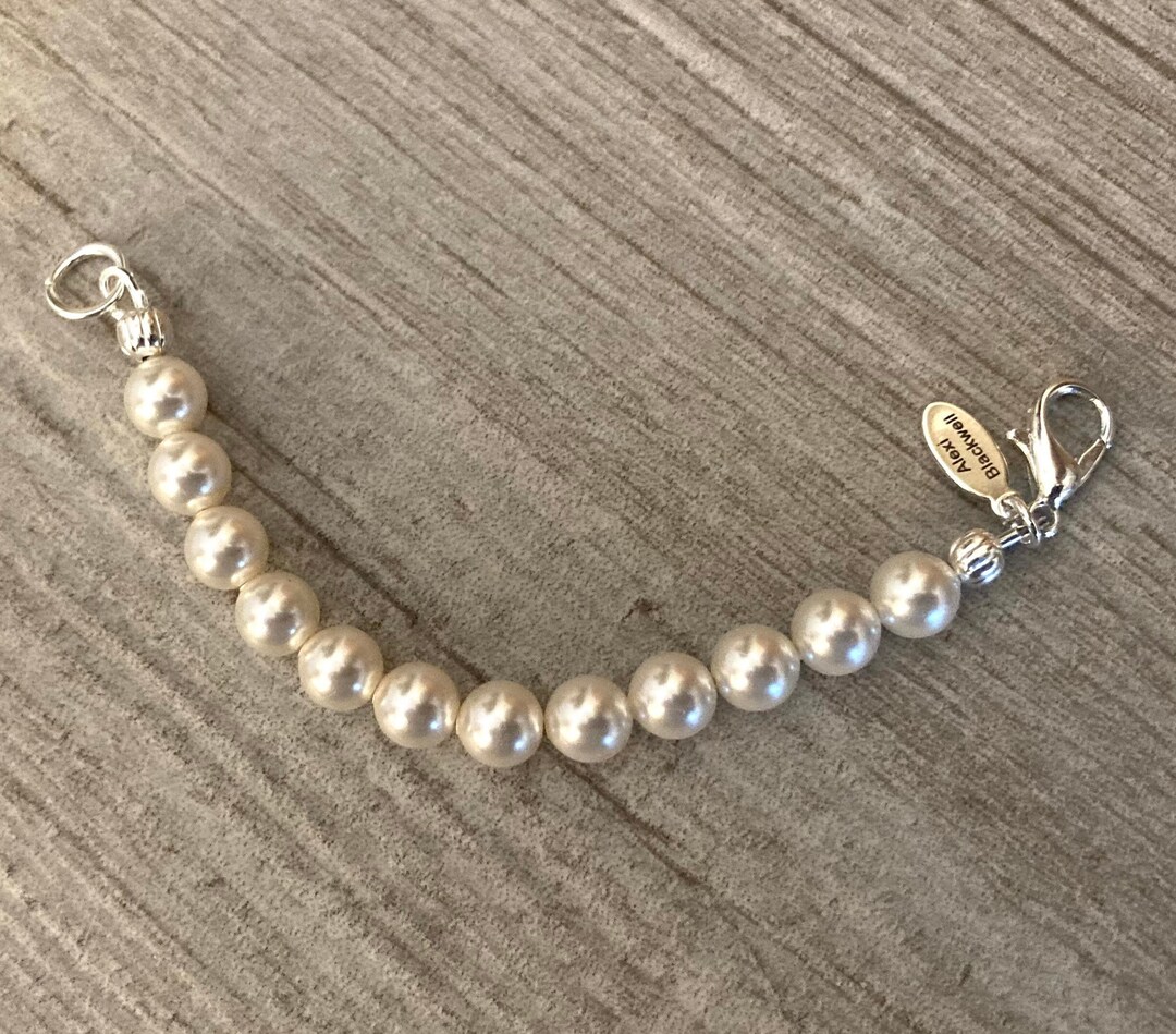 Pearl Necklace Extender Lobster Clasp in Silver or Gold a Solid Strand ...