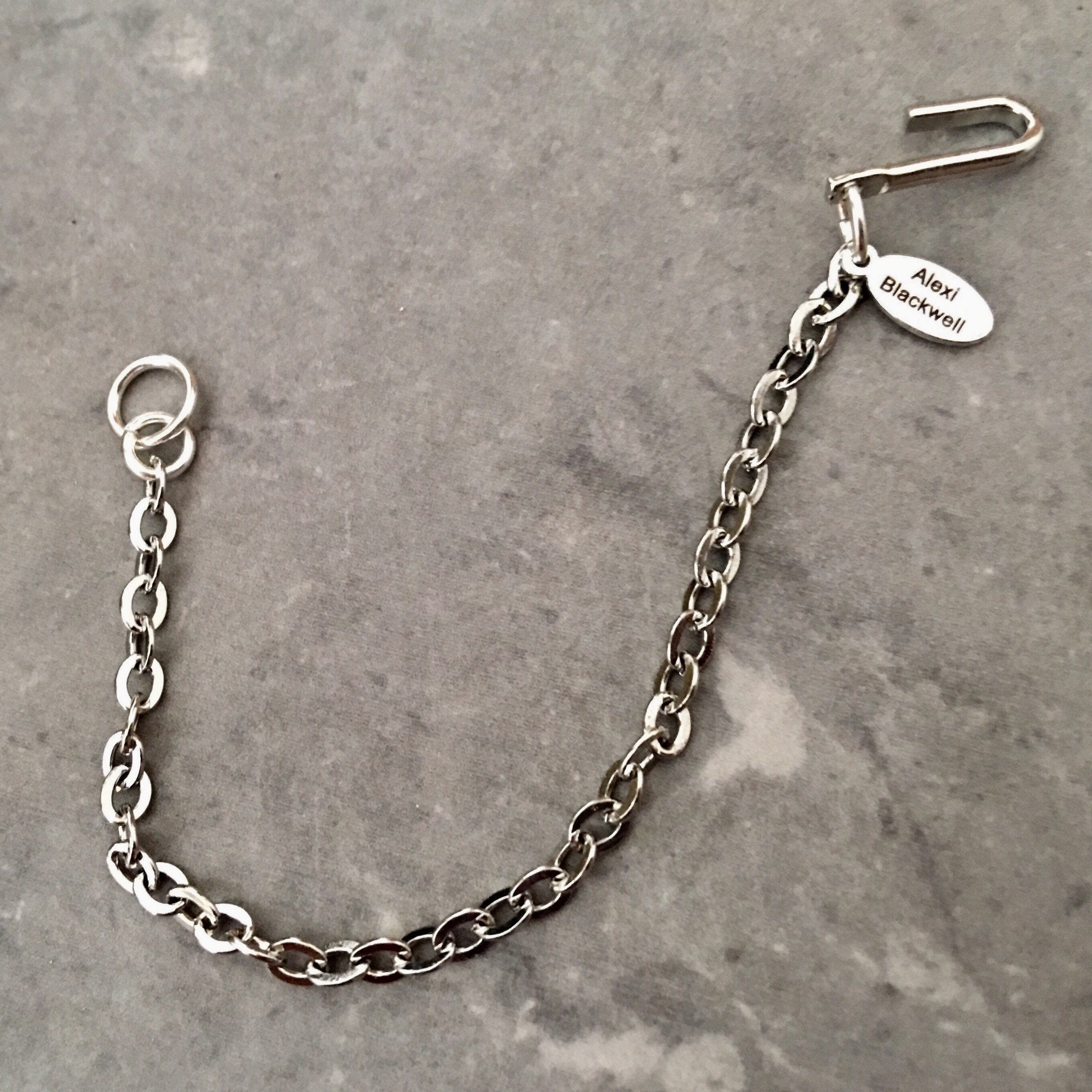 Sterling Silver Chain Length Extender for Necklace or Bracelet, 1