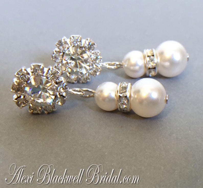 Complete Bridal Jewelry Set Pearl Necklace Bracelet and Etsy