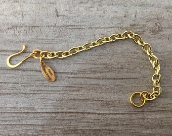 Gold Necklace Extender Heavier Chain 