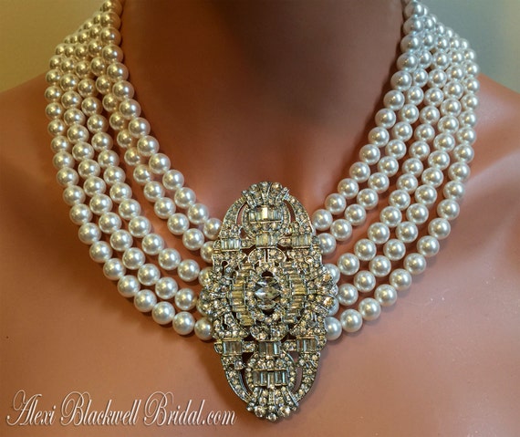 Great gatsby store pearl necklace