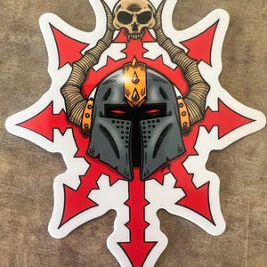 Chaos Warrior Sticker