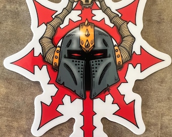 Chaos Helmet Sticker