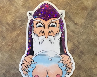 Glitter Wizard Sticker