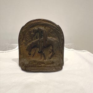 Vintage Cast Iron Bookend: