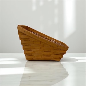 Longaberger Kleiner Gemüsekorb mit Kunststoffeinsatz - Classic 15008, Küchenkorb zum Sammeln