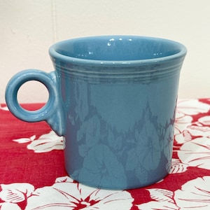P86 Fiestaware Periwinkle Blue Ring Handle Mug