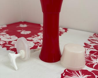 Vintage Tupperware Ketchup Pump Dispenser with Lid