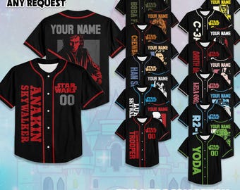 Custom Star Wars Baseball Jersey, Disneyland Outfit