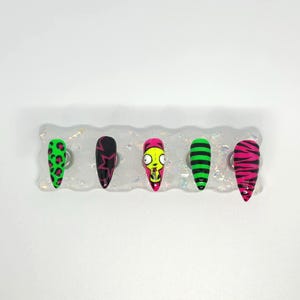 Invader Zim Nails