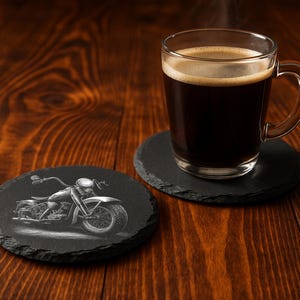 Harley Davidson Laser Engraving Files: Motorcycle PNG Designs for Slate, Glowforge & XTool, Commercial Use