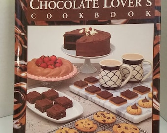 Libro de cocina vintage de 1993 de Hershey's Chocolate Lover's, tapa dura, 1.ª edición.